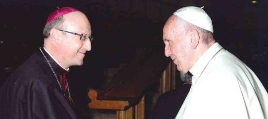 Papa Francesco incontra mons. Guglielmo Giombanco, il nuovo Vescovo di Patti