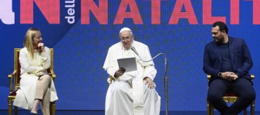 Papa Francesco: “la natalità è centrale per tutti, soprattutto per il futuro dell’Italia e dell’Europa”. Giorgia Meloni: “natalità e famiglia priorità del Governo”