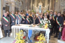 MESSINA – Rinnovato il solenne omaggio a Santa Eustochia Smeralda, presenti molti sindaci della provincia