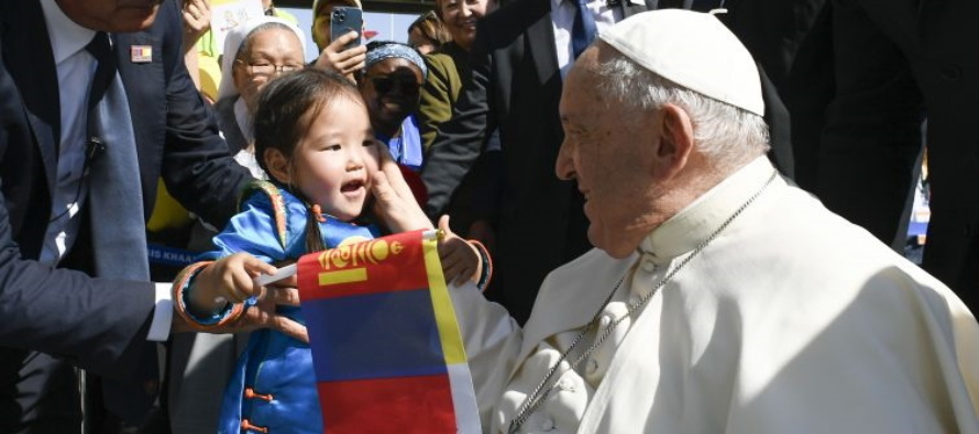 Papa in Mongolia: un Paese che può avere un “ruolo fondamentale per la pace”